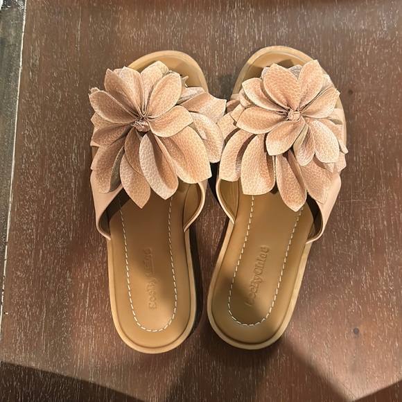 See by chloe sandals size 38 - Magnolia 3D Flower Flat - Picture 1 of 1